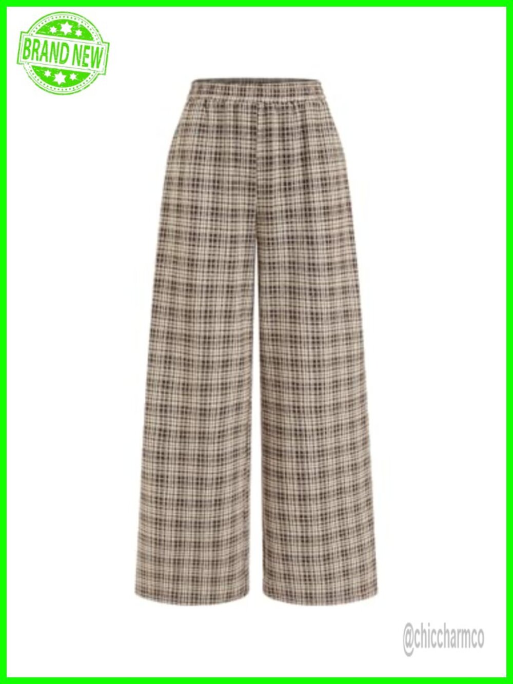 Wide Leg Lounge Pants Sweatpants Pull On Elastic Waist